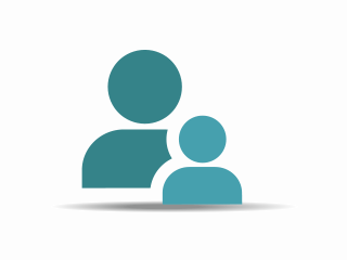 Cyan patients icon